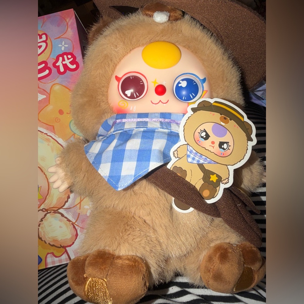 Baby Three 400% Big Plush Animal Series Lucky Bag V2 -Beaver With Card